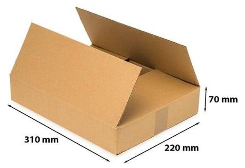Carton pliable 310 x 220 x 70 mm A4  B360 Image du produit 