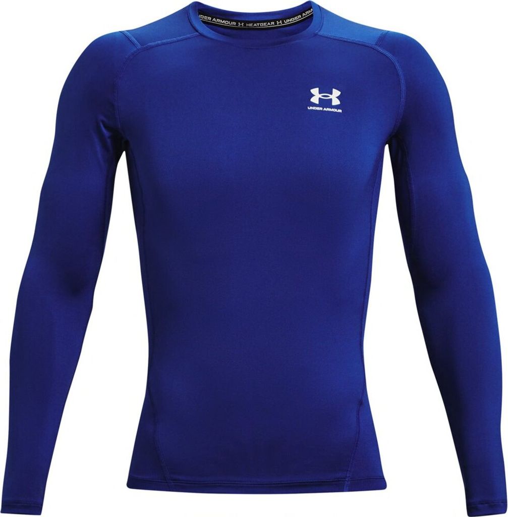 UNDER ARMOUR HeatGear Armour langarm Funktionsshirt Herren 400 - royal/white XS