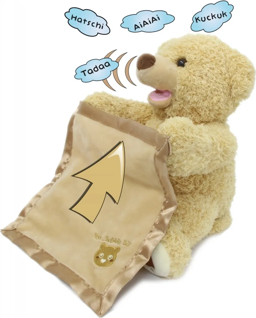 Mr. Babble Bear Jamara : Peluche Interactive Brune aux Fonctions Audio - 12