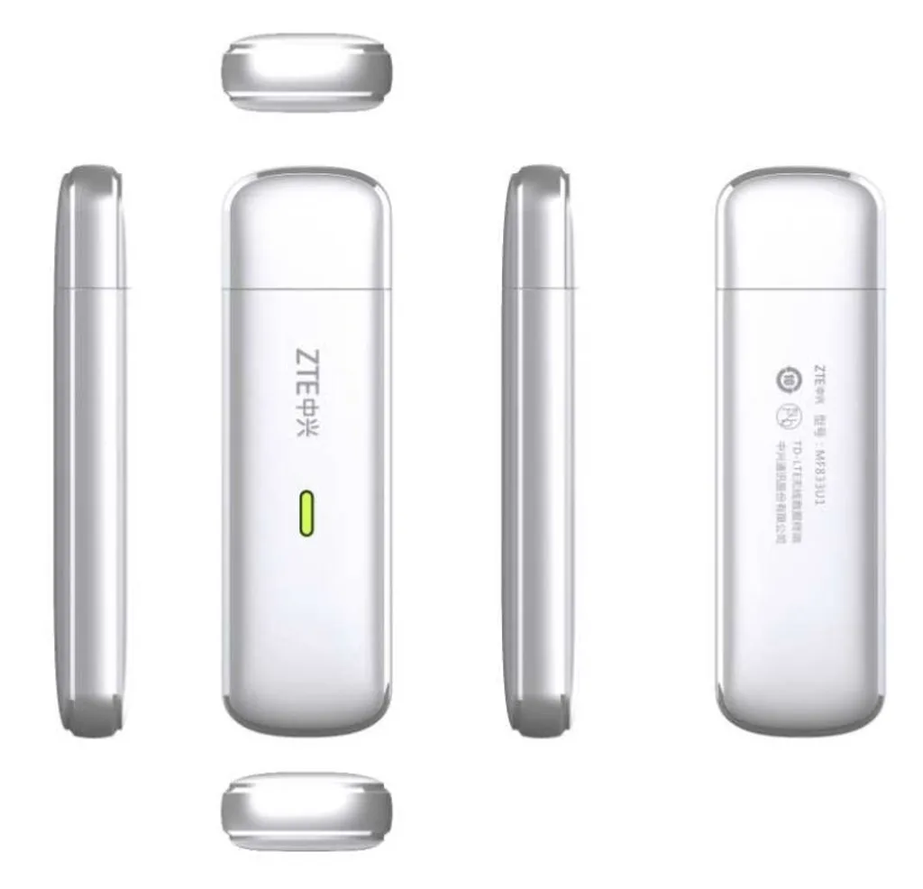 Modem LTE ZTE MF833U1 blanc Clé 4G USB portable haute vitesse 150 Mbps