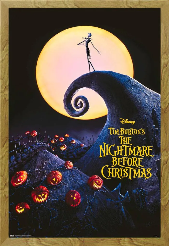 Poster Nightmare Before Christmas con Cornice Shinsuke Rovere 61x91,5
