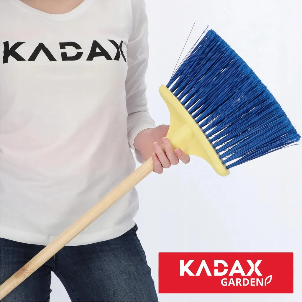 Balai d'extérieur professionnel 30cm brosse nylon pour débris difficiles - 3