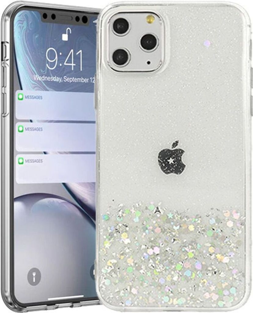 Handyhülle Bling Glitzer Hülle Silikon Case Schutz Tasche für Samsung A40