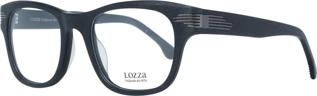 Monture de lunettes Lozza VL4105 noire pour homme et femme tendance
