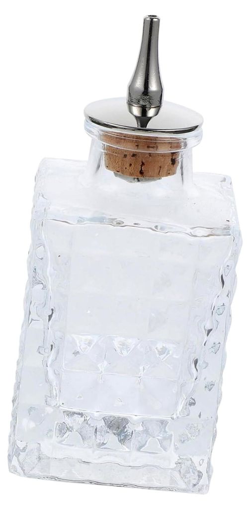 Glasflasche für Bitterstoffe 90 Ml mit Korkverschluss für Cocktails und Barzubehör