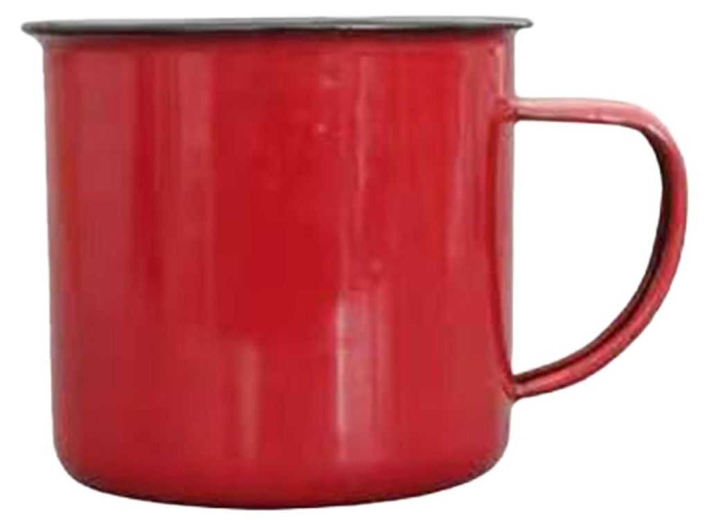 Vintage-Emaillebecher mit Henkel, hitzebeständig, großes Fassungsvermögen, 120/240/350/500 ml, ideal für Tee, Milch, Wasser und Kaffee, Retro-D...