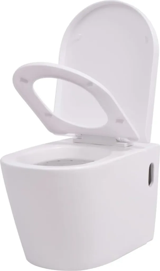 Toilette murale en céramique blanche suspendue pack WC moderne Luxe