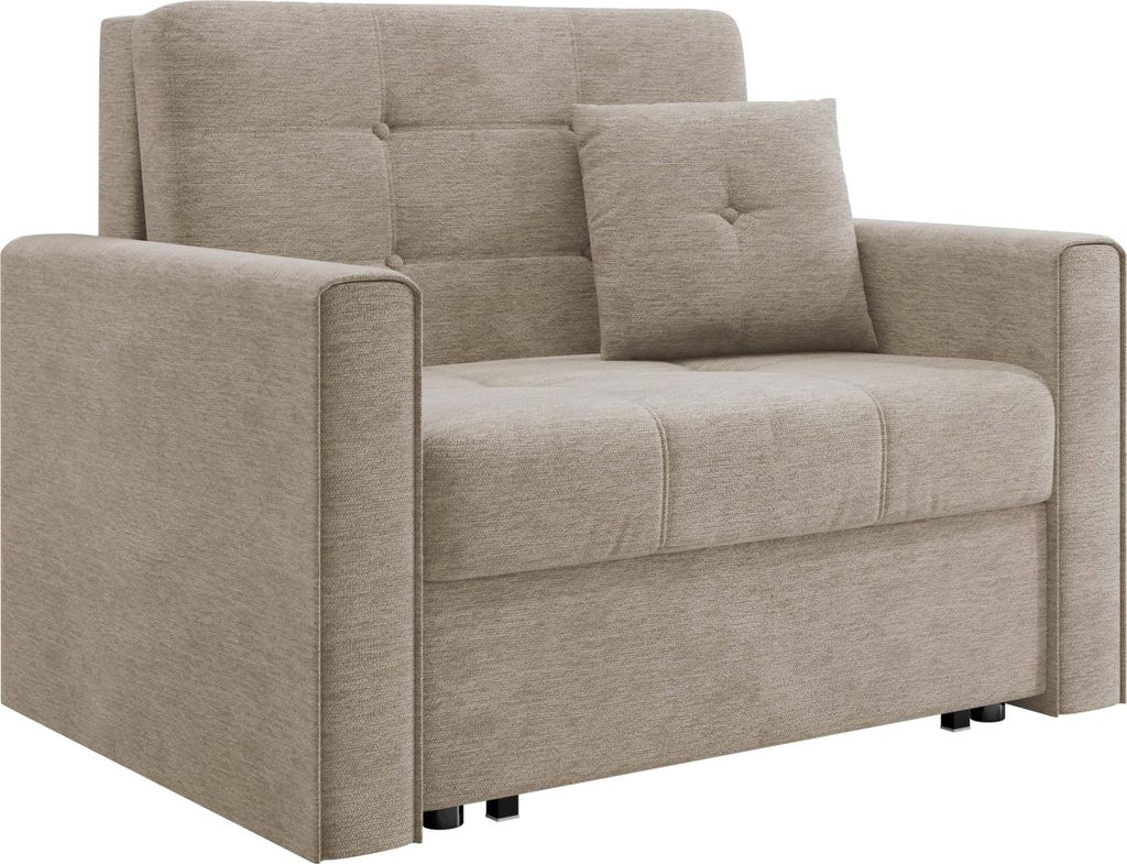 MIRJAN24 Schlafsofa Viva Lux I, mit Schlaffunktion und Bettkasten, Schlafsessel, Polstersofa vom Hersteller (Nazar 225.03)