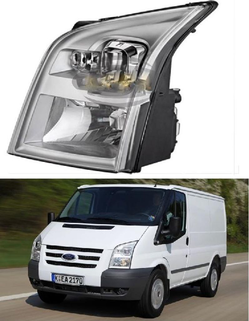 Levý světlomet Ford Transit V347, 1545514, verze minibus, Obrázek produktu 