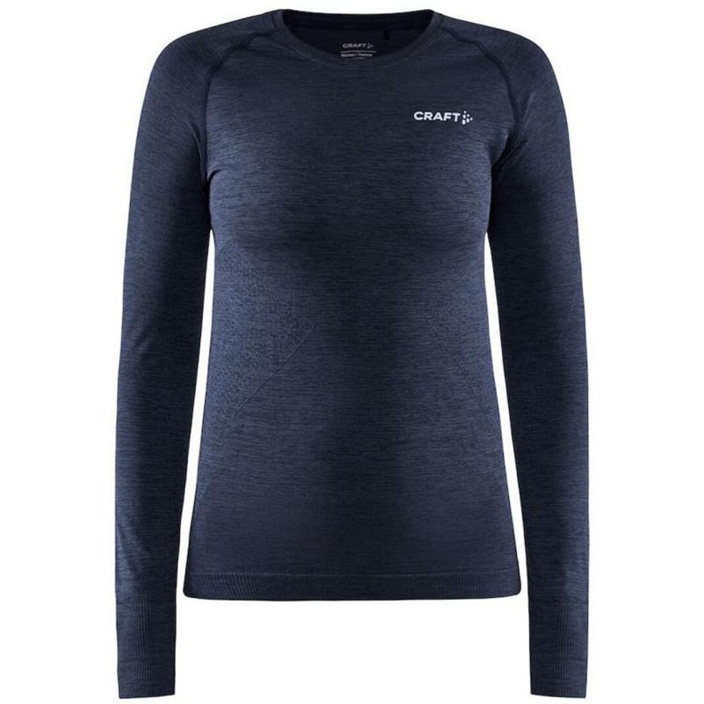 Craft Damen Skiunterwäsche Funktionsshirt Langarmshirt Core Dry Active Comfort, Farbe:Blau, Artikel:-B396000 blaze, Größe:XL