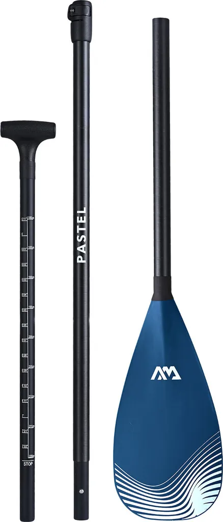 Pagaie SUP Carbone Hybride Aqua Marina B0303923 Légère et Ajustable Navy