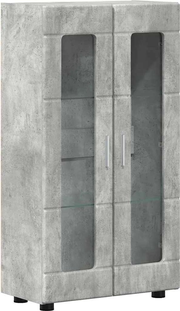 vidaXL Sideboard FLORIN Beton Grau 55,5 x 29 x 100 cm Holzwerkstoff