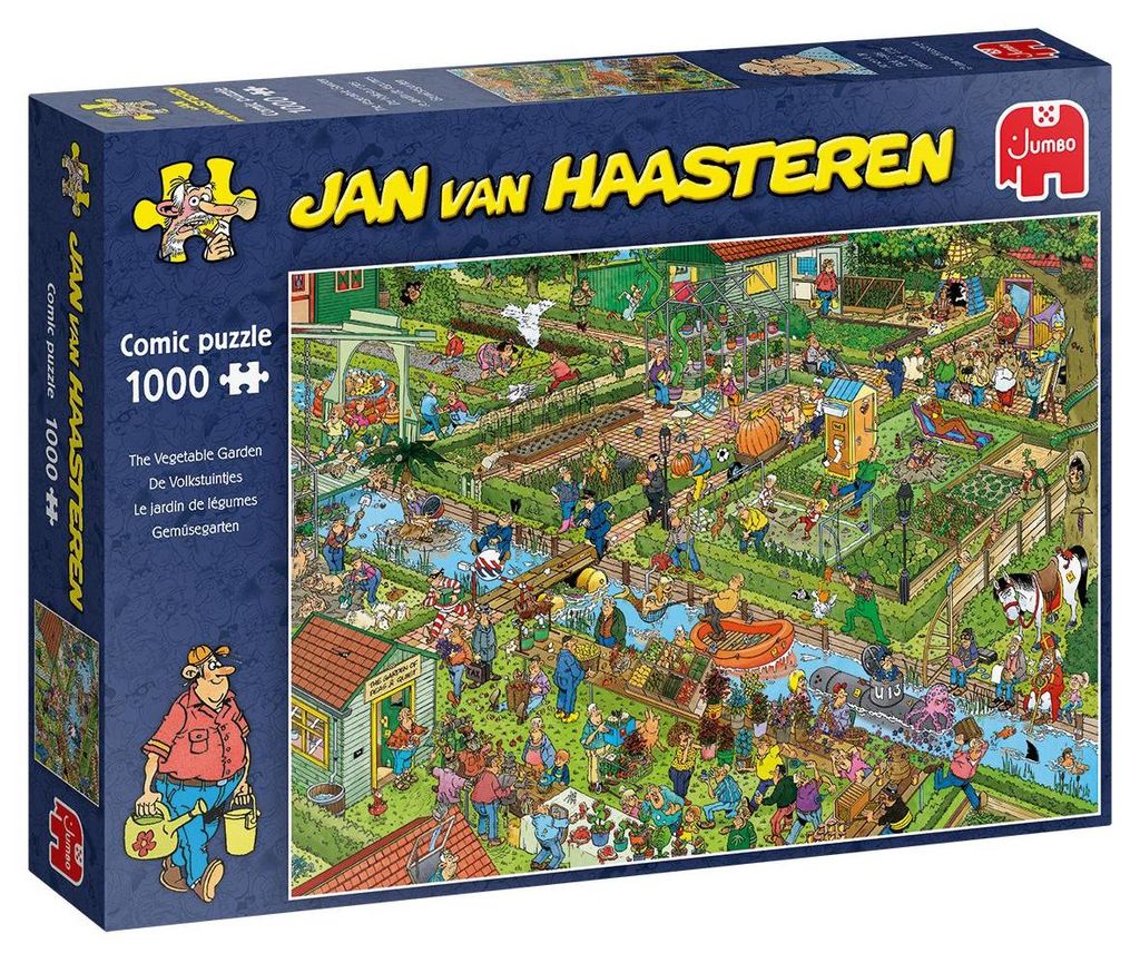Jan van Haasteren - Der Gemüsegarten - 1000 Teile Puzzle Produktbild 
