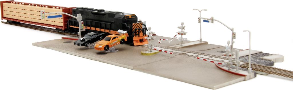 Jada Fast & Furious Nano Szene Zug Diorama Silber  Silber Produktbild 2