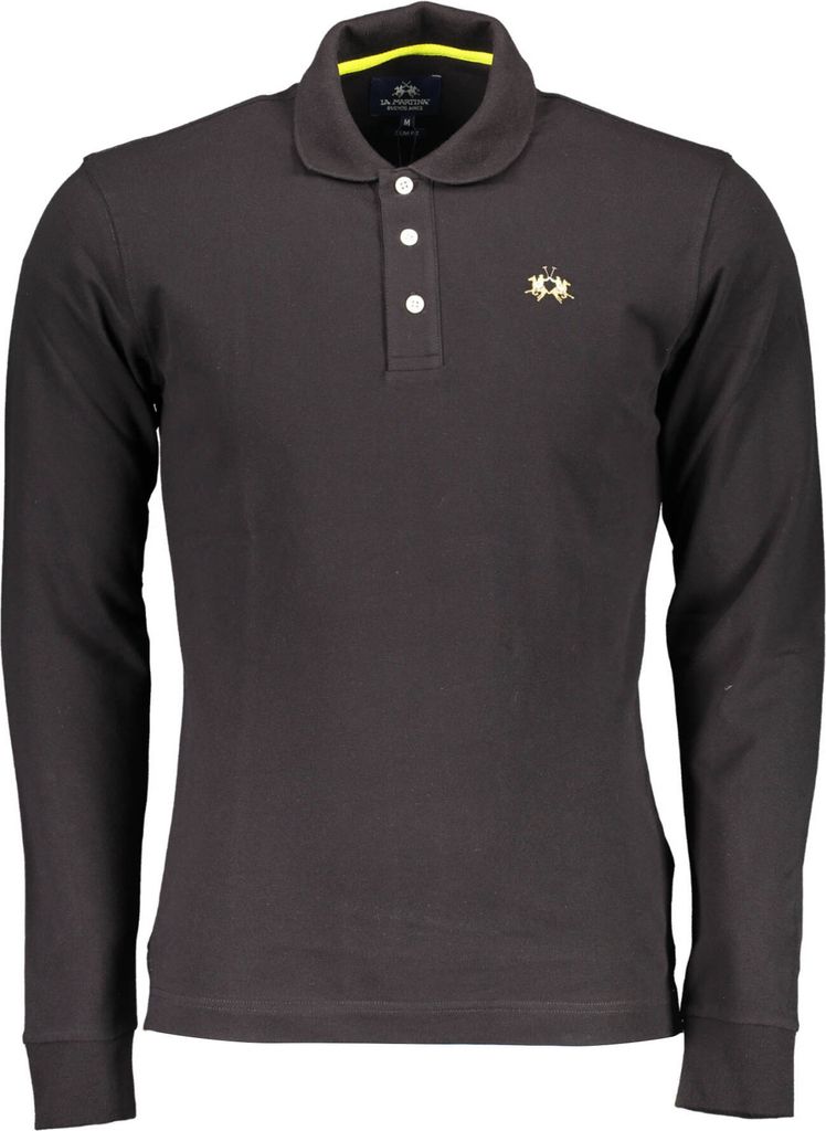 La Martina Slim Fit Polo Schwarz Herren : Größe - XL Größe: XL