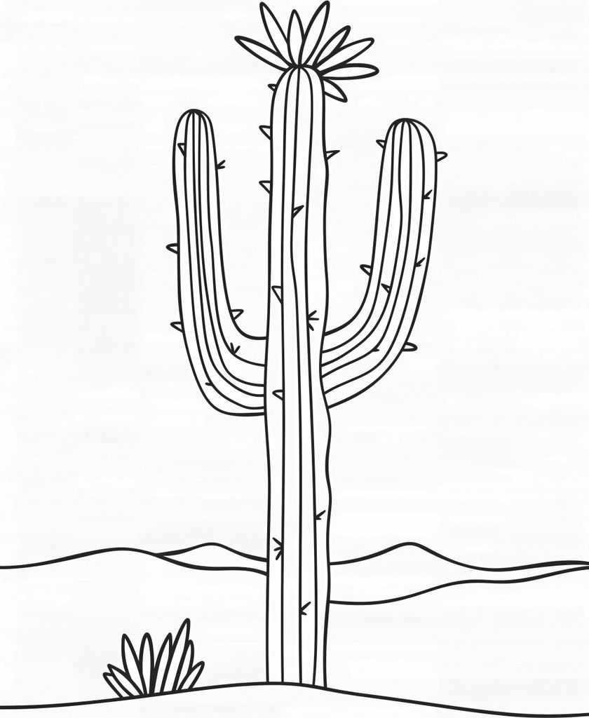 Plakat 50x70cm Wüstenriese