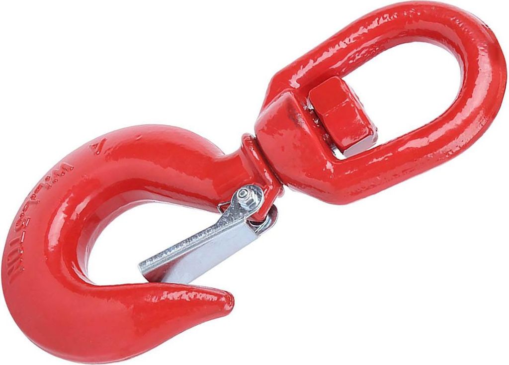 Kranhaken Swivel Eye Alloy Steel Schwerkraft Rigging Heben Industrie Schiffbau Runde Haken 5T