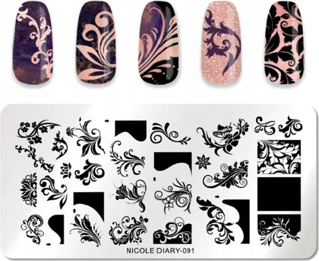 Piastra per Nail Art FRANCESE Professionale - Acciaio Inox per French Perfetta