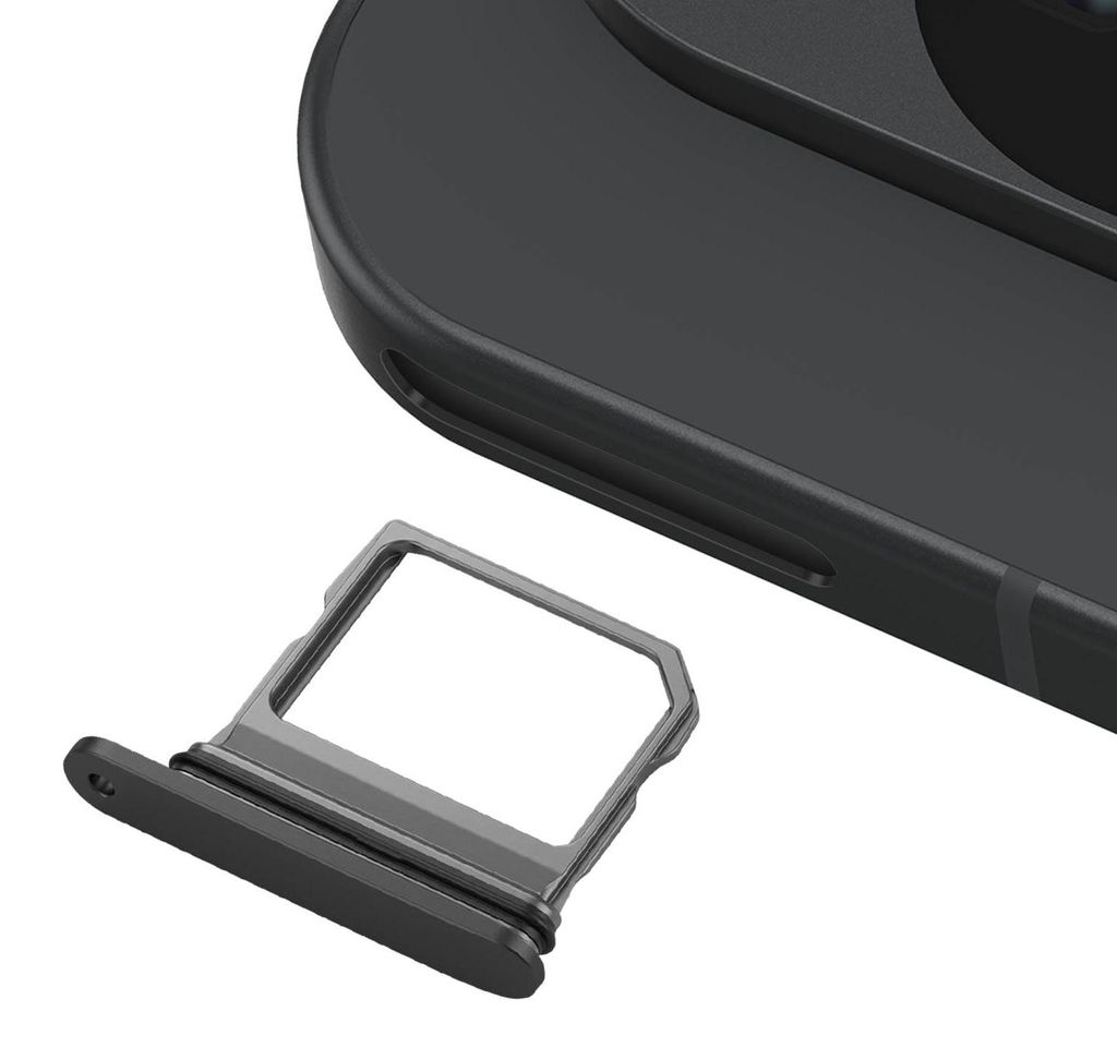 Clappio, SIM Tray Ersatz Nano SIM Google Pixel 10, Schwarz