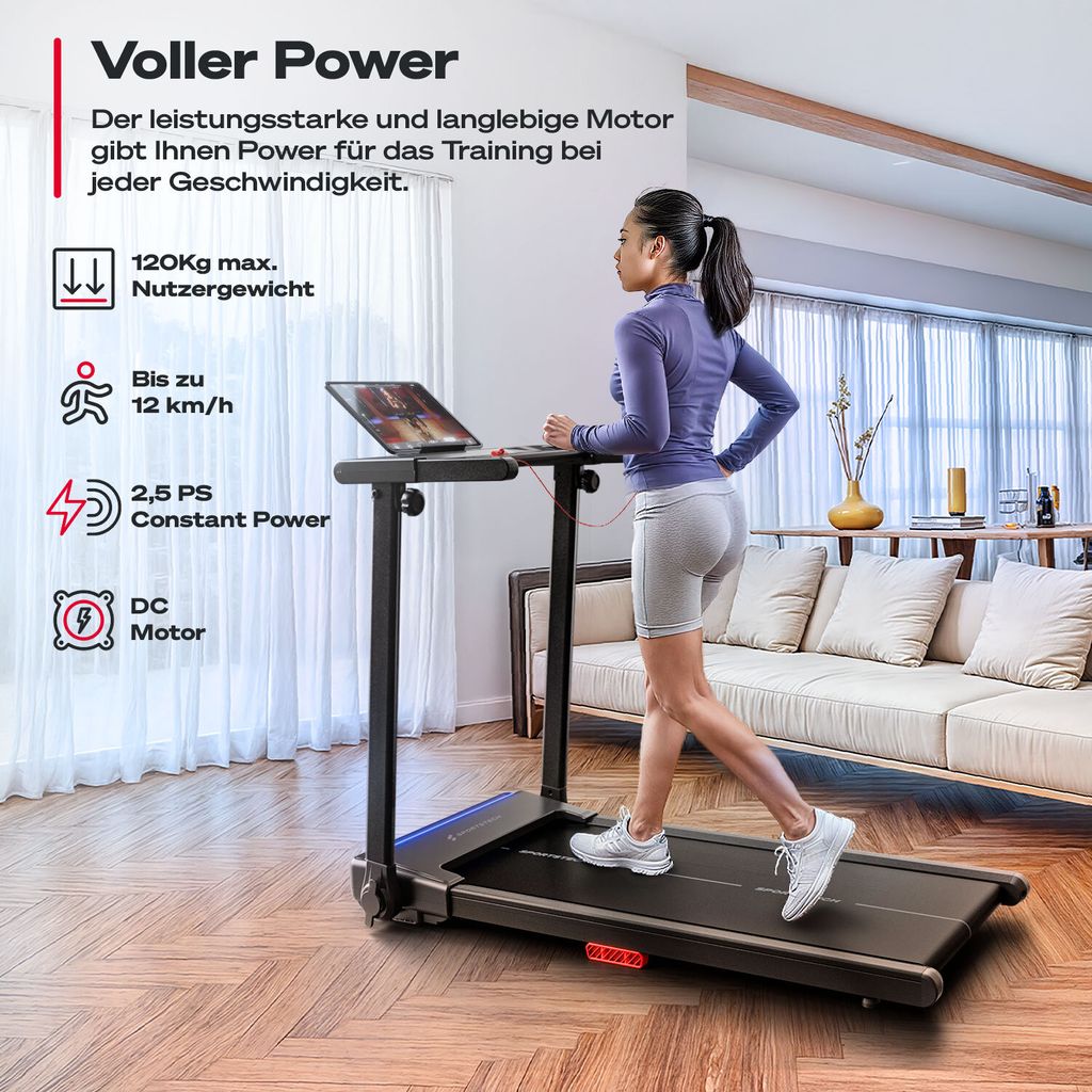 Sportstech Laufband sProRun | 16 km/h Treadmill | 11,5 % Produktbild 2
