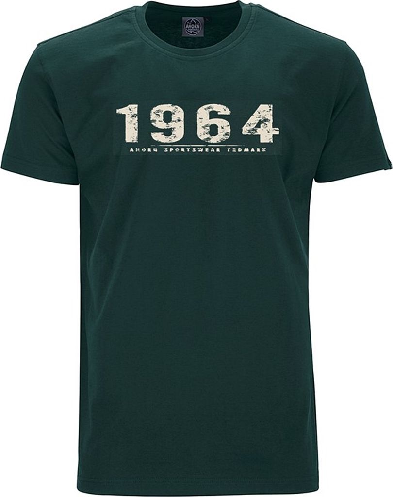 Übergrößen T-Shirt Vintage Number beige AHORN SPORTSWEAR Produktbild 