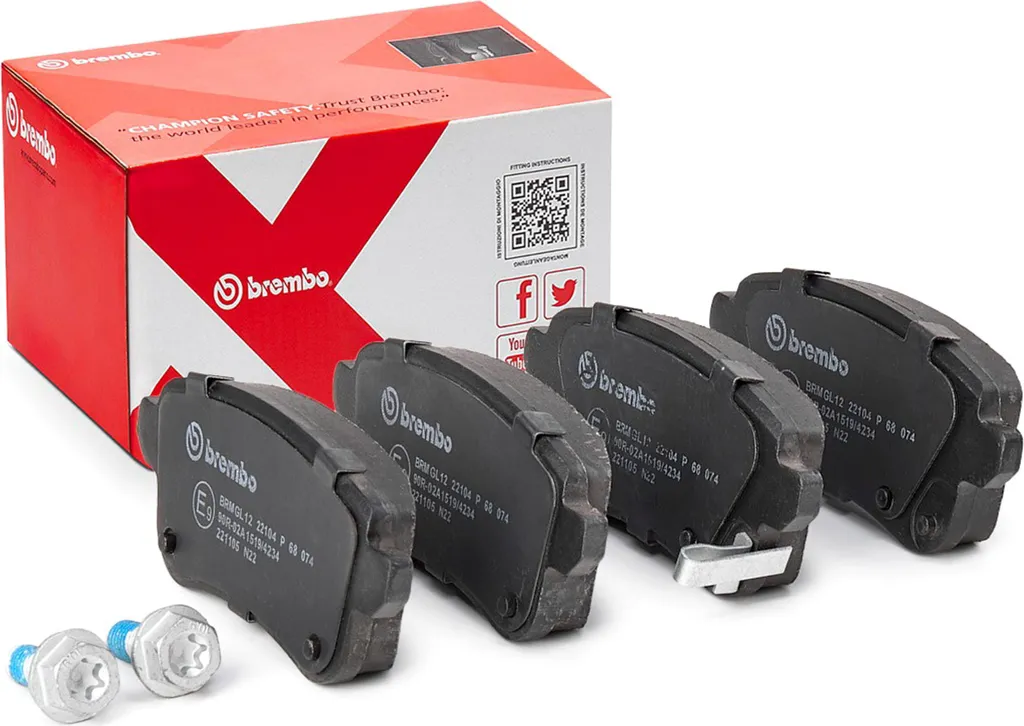 Plaquettes de frein BREMBO P 68 074 - Jeu complet haute performance