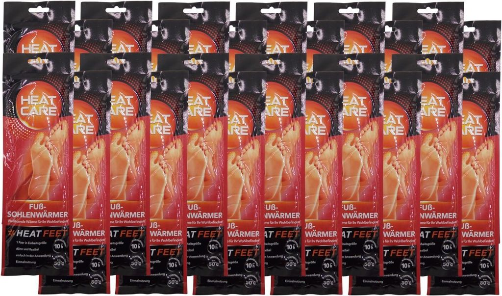 72 Paar Fußsohlenwärmer 'Heat Feet' Wärmesohlen Schuhwärmer Sohle Fußwärmer