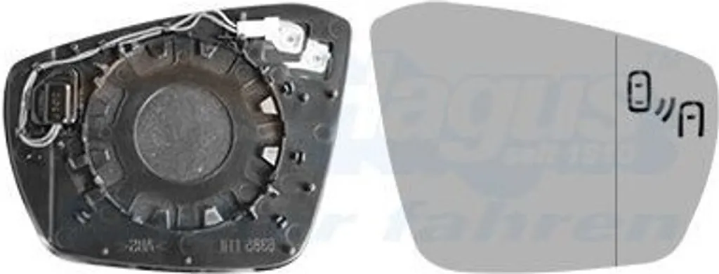 VAN WEZEL 5710836 Rétroviseur Droit pour VW T-Roc A11 Miroir Convexe