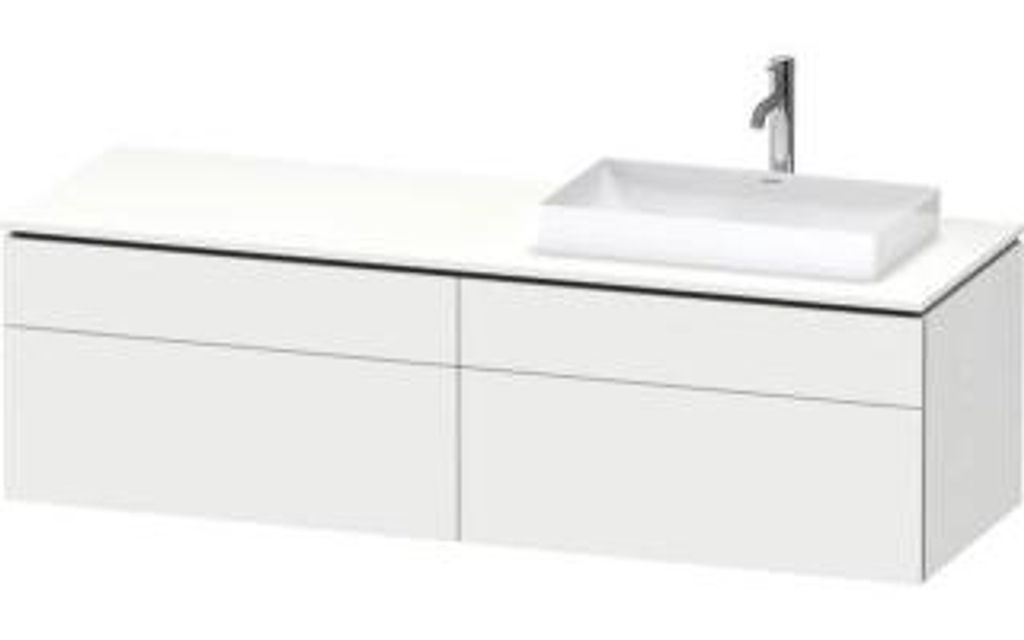 DURAVIT LC4871R18180000 Konsolen-WTU wandhängend L-Cube 550x1