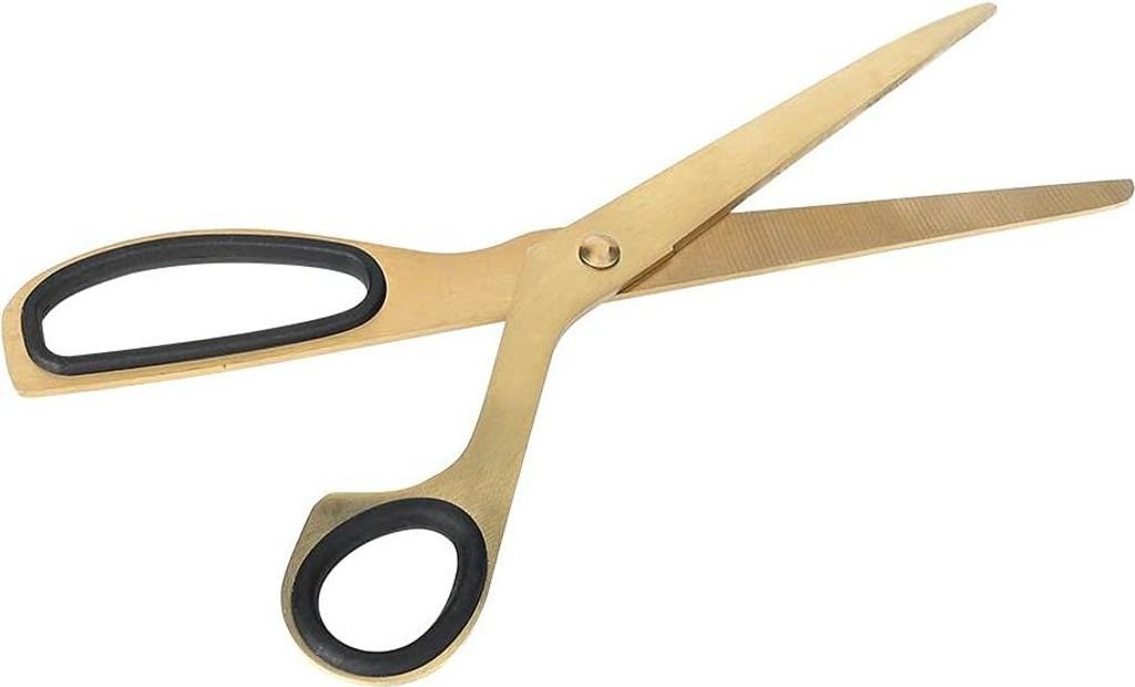 Küchenutensilien Schere – Goldfarbener Edelstahl – Vergoldet und moderne Wohnkultur