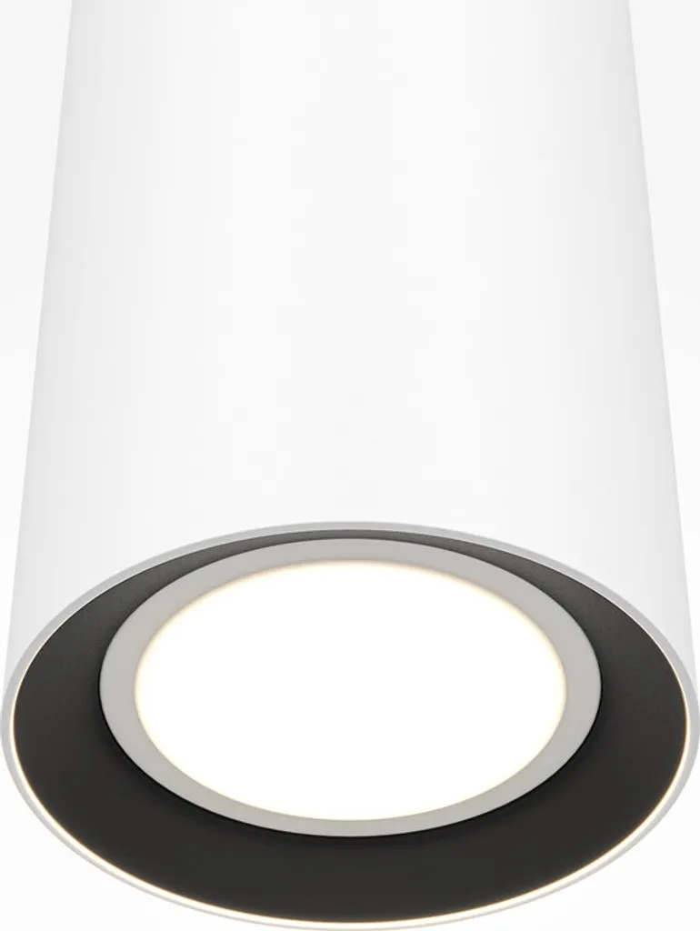Suspension pour haut plafond blanc Maytoni Focus Pro GU10 340cm Alu