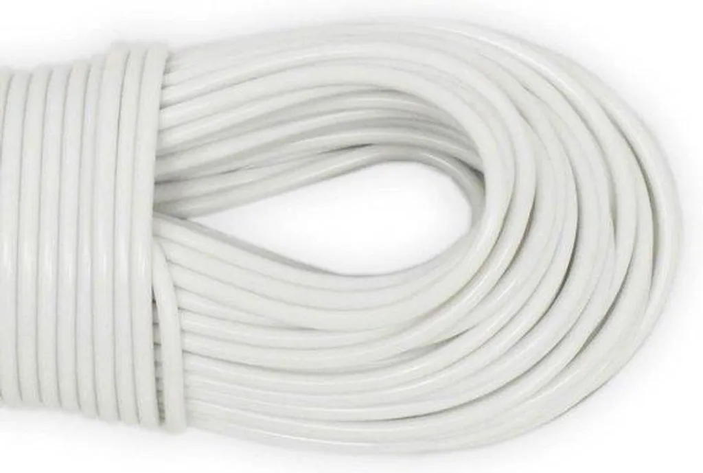 Corde à linge acier anti-UV 35m, fil d'étendage extra-long durable