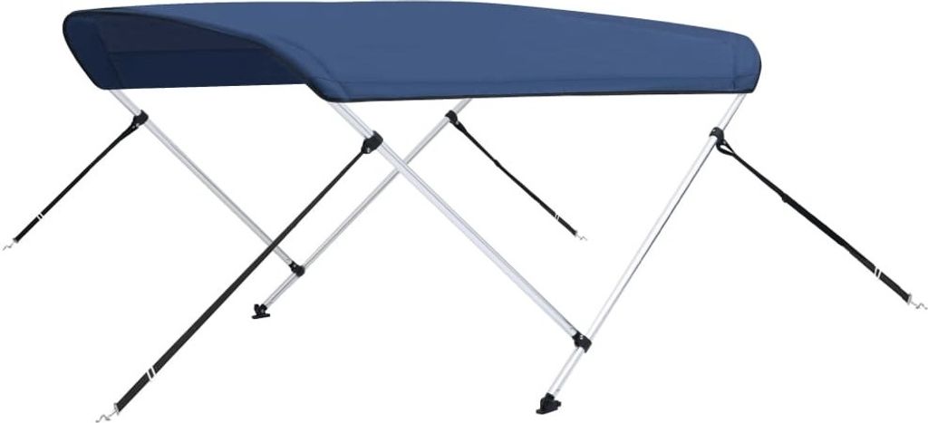 vidaXL 2-Bow Bimini Top Navy blue 180x130x110 cm Obrázek produktu 