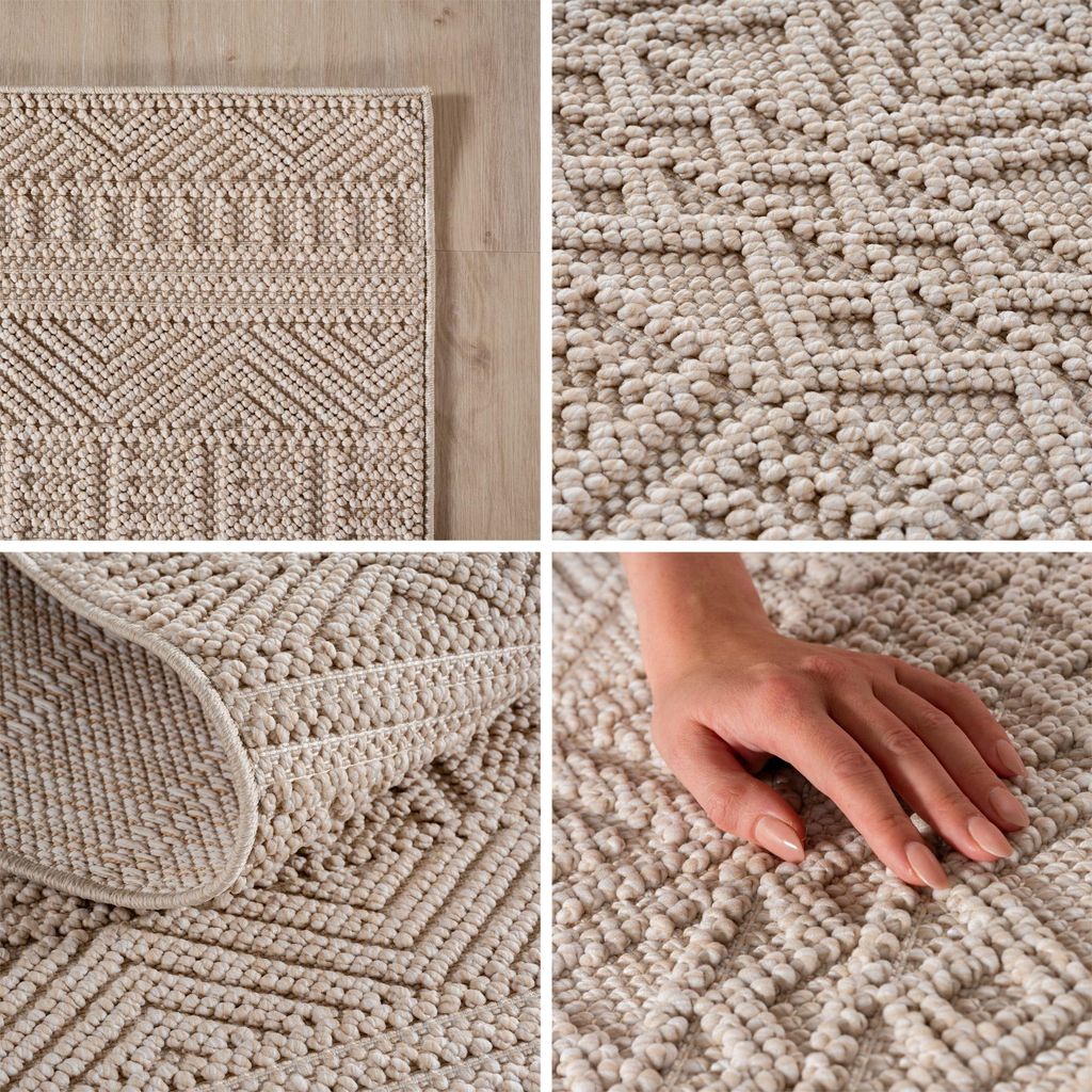 Homebyhome Tapis Salon Bouclé Boucles Style Scandinave Image du produit 