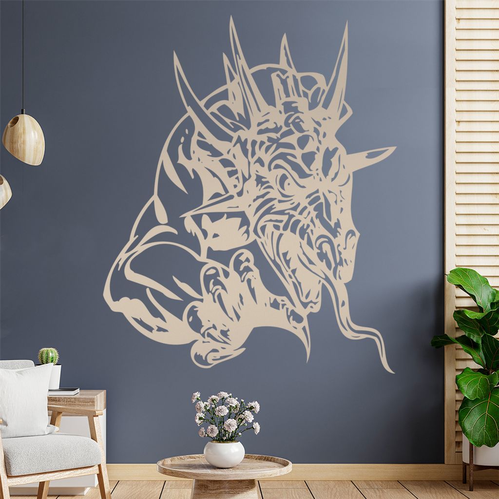 Drachen Klaue Wandtattoo in 6 Größen - Wandaufkleber Wall Sticker - Dekoration, Küche, Wohnzimmer, Schlafzimmer, Badezimmer