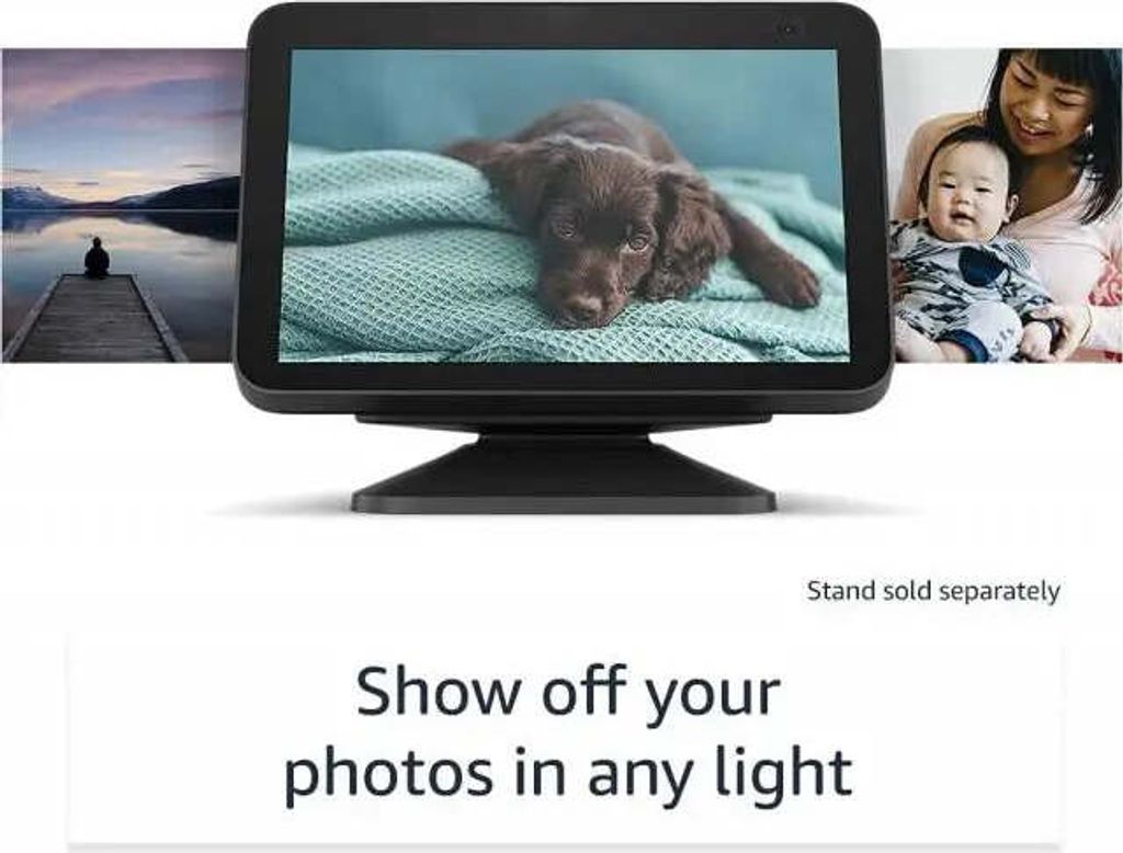 Amazon Echo Show 8 (2. generacja 2021) Antraciet DE Zdjęcie produktu 3