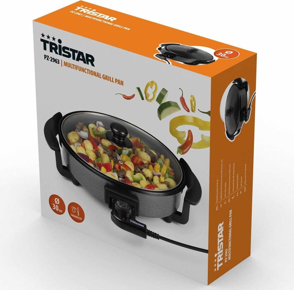 Patelnia wielofunkcyjna Tristar PZ-2963 1500 W 30 cm Zdjęcie produktu 5
