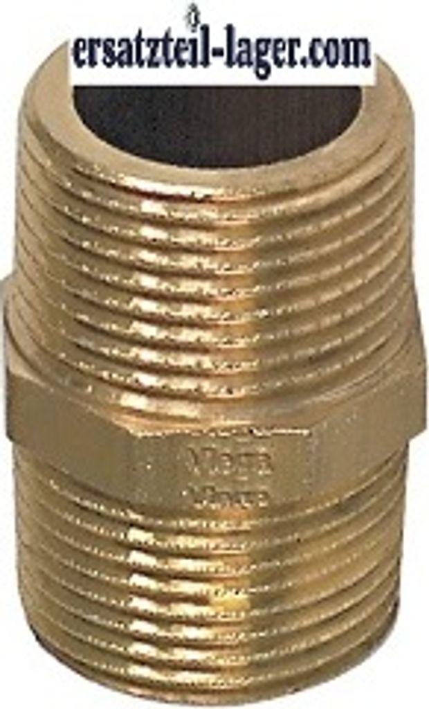 Europart Zulaufschlauch-Verbinder 3/4" Außengewinde auf 3/4" Außengewinde Doppelnippel