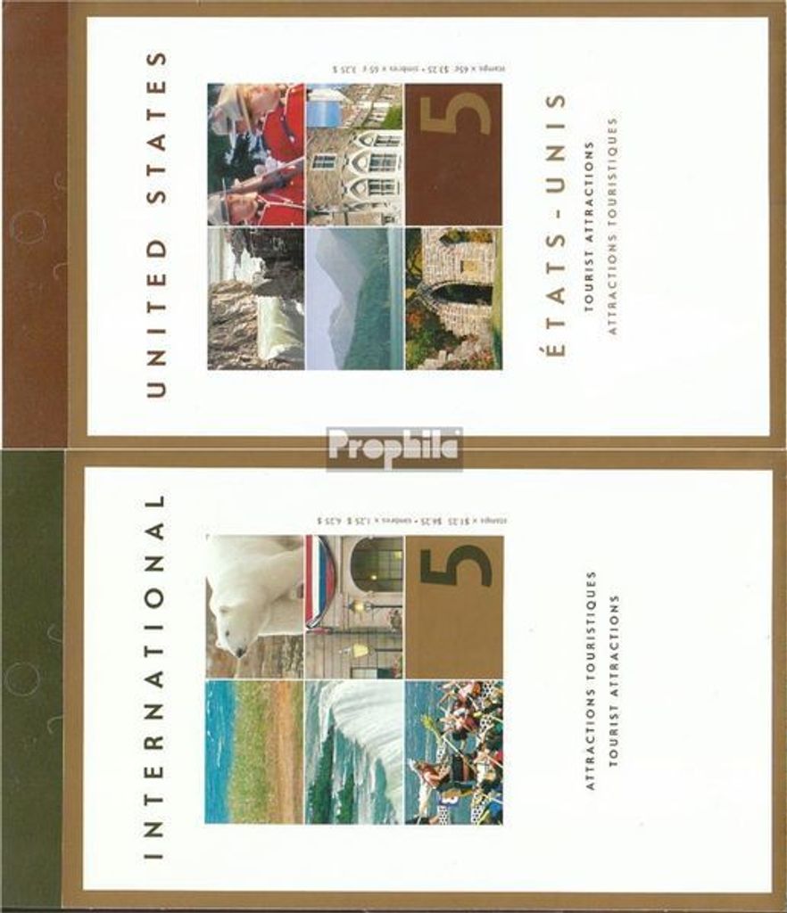 Briefmarken Kanada 2003 Mi MH0-283,MH0-284 (kompl.Ausg.) (Nummern 2117-2126) postfrisch Tourismus