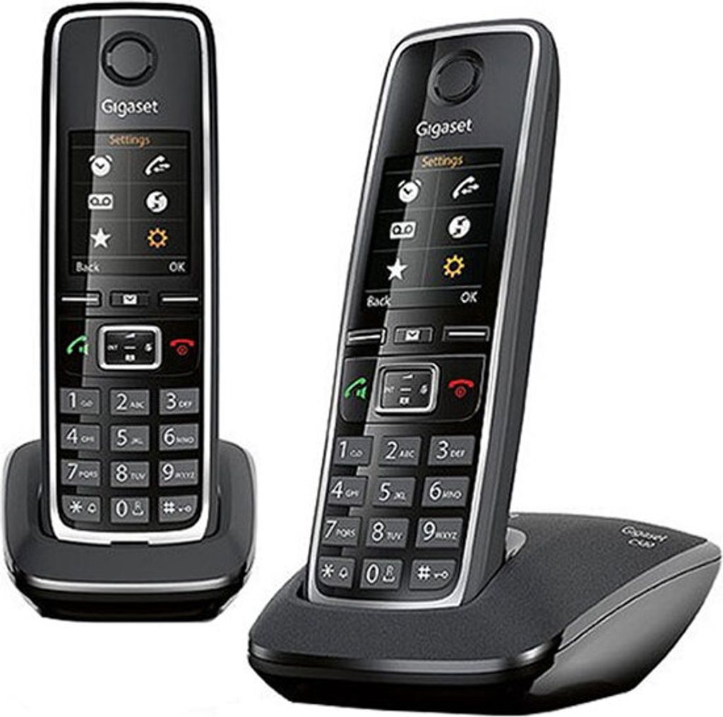 Gigaset C 530 HX Duo schwarz, Farbe:Schwarz Produktbild 