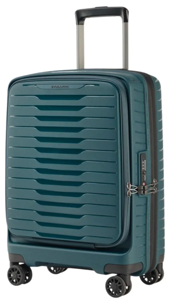 Valise Cabine Rigide Stratic Novium ML avec Compartiment Ordinateur 55cm