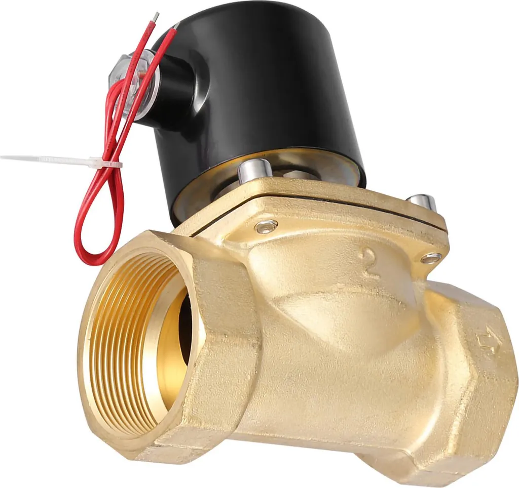 Électrovanne 220V CA DN50 2 Pouces Laiton - Modèle Normalement Fermé NF - 10