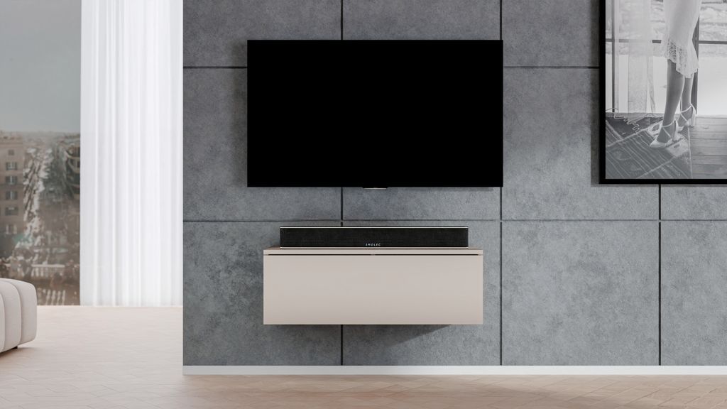 AX LIVING modernes TV Lowboard Loriano 100 cm TV Board Produktbild 