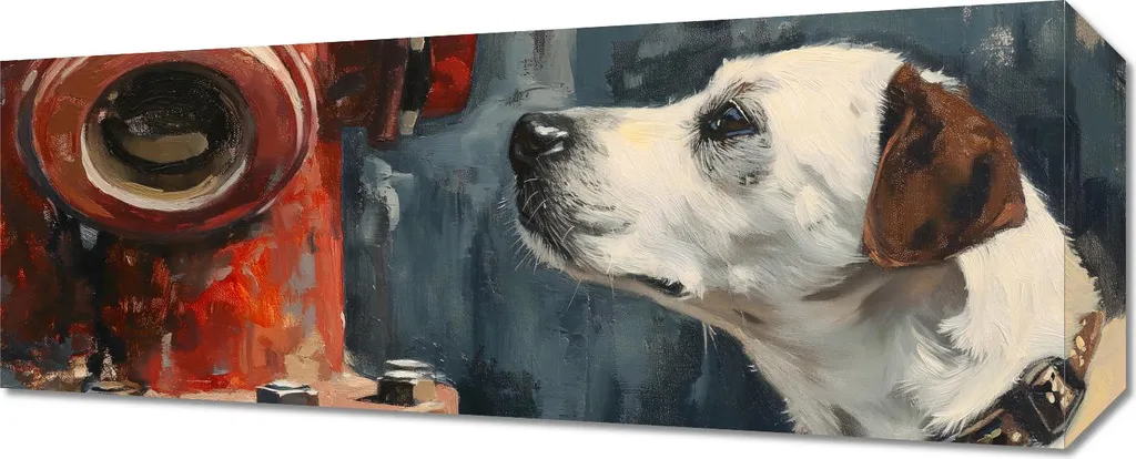Stampa Artistica Amico vicino all'idrante - Quadro 50x20 cm Tela