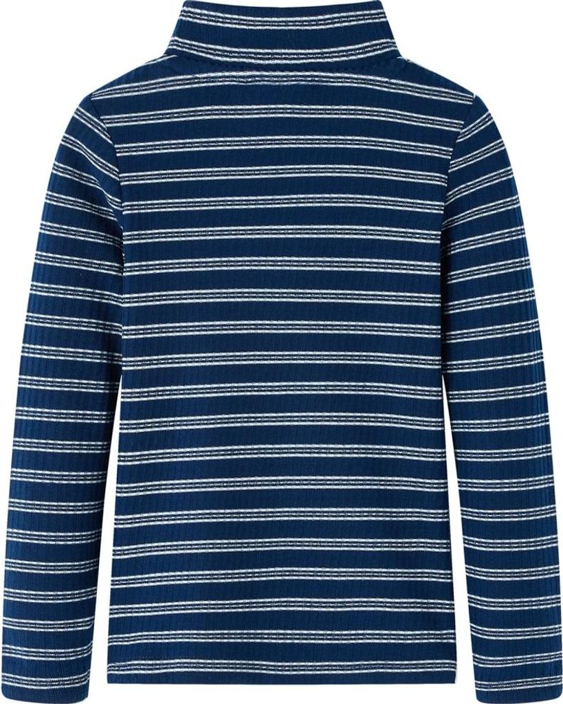 vidaXL Kinder-Langarmshirt Marineblau 128 Produktbild 