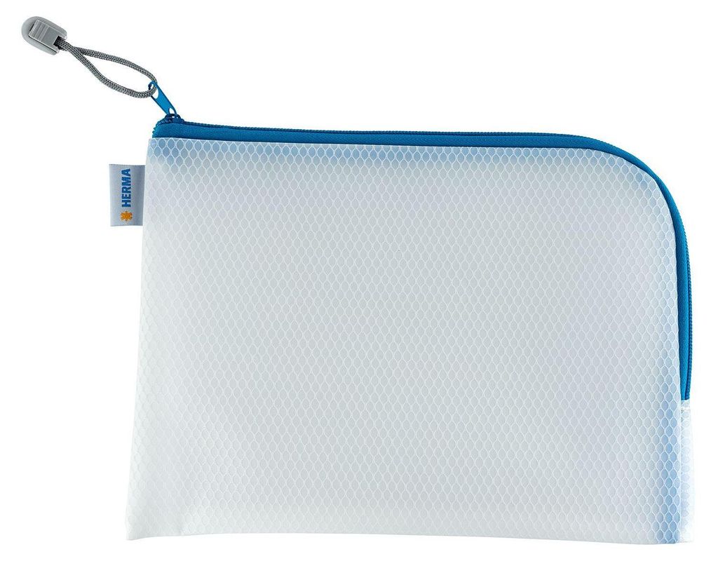 HERMA 20009 Poche universelle A5 26x20cm Bleu poche zippée Image du produit 