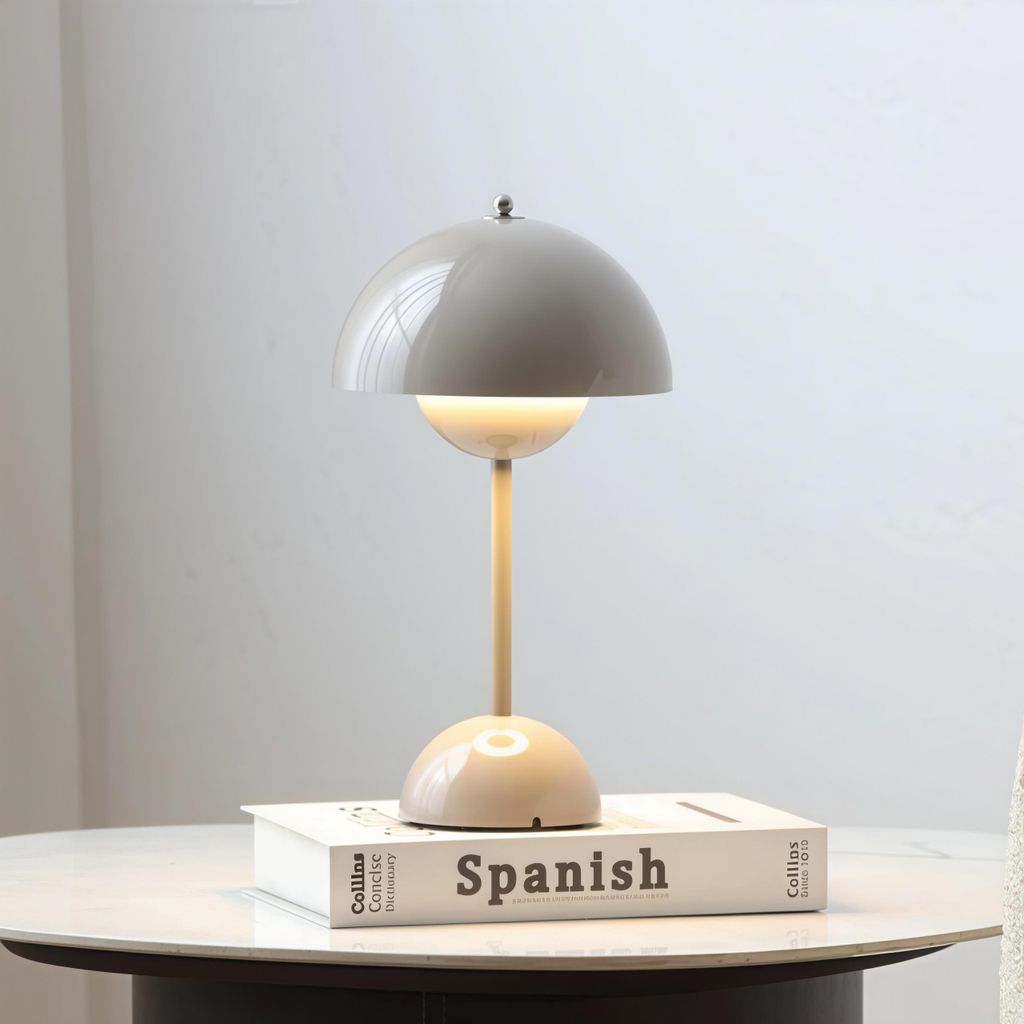 Kabellos Nachttischlampen, LED Tischlampe, Touch Dimmbare kuppelförmige Tischleuchte, 3 Lichtfarben Pilzlampe, Schreibtischlampe, Dekotischlampe, ...