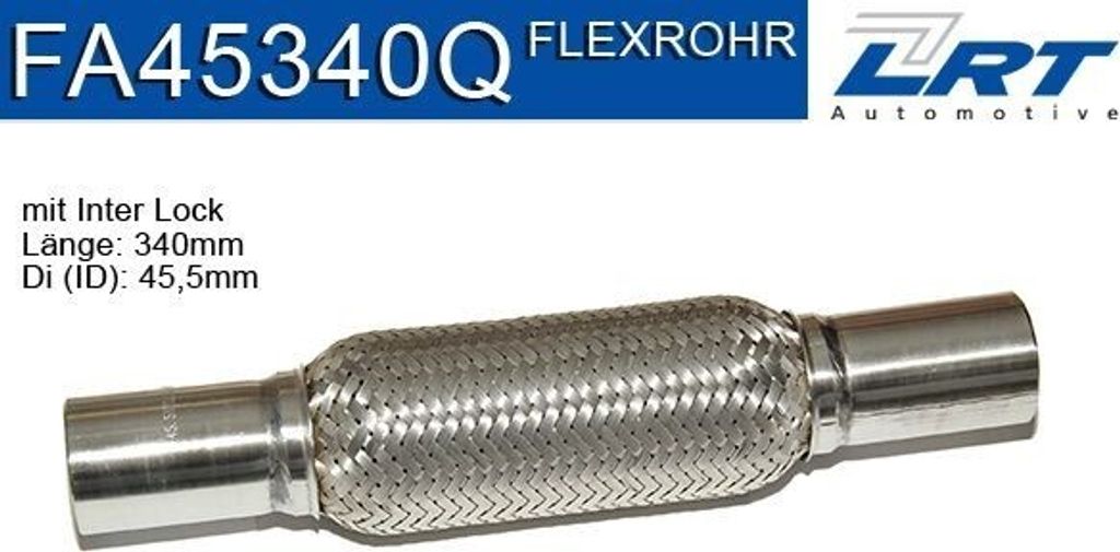 LRT FA45340Q Flexrohr Abgasanlage Auspuffrohr