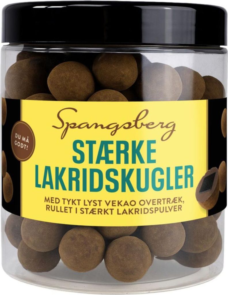 Spangsberg Zwarte Dropballen, Sterk, 450g Productafbeelding 