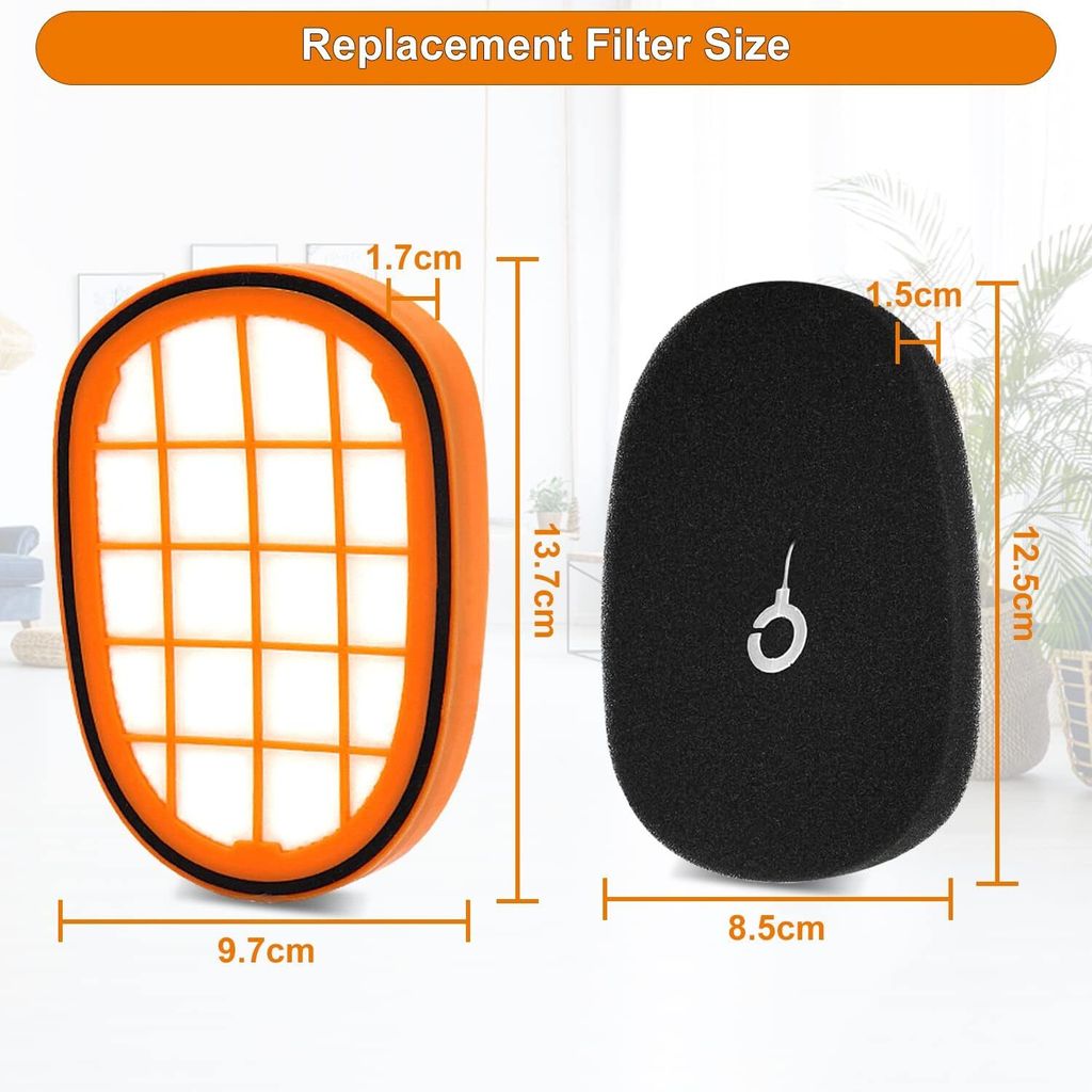 6er Pack Filter für Philips SpeedPro Max Akkustaubsauger, Produktbild 5